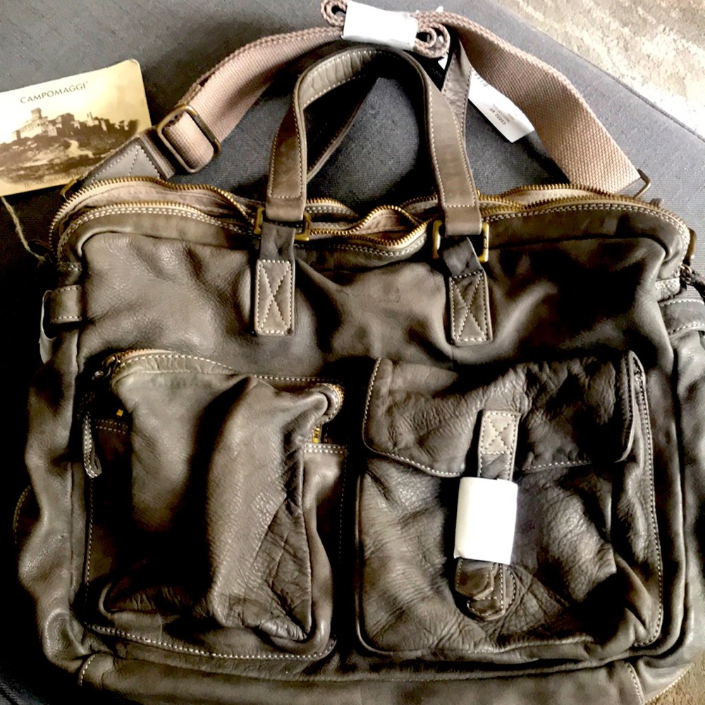 Campomaggi 3 section briefcase